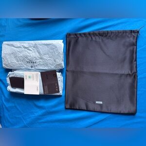 Prada 2 New  dust bag’s (15”x13”) and wrapping paper